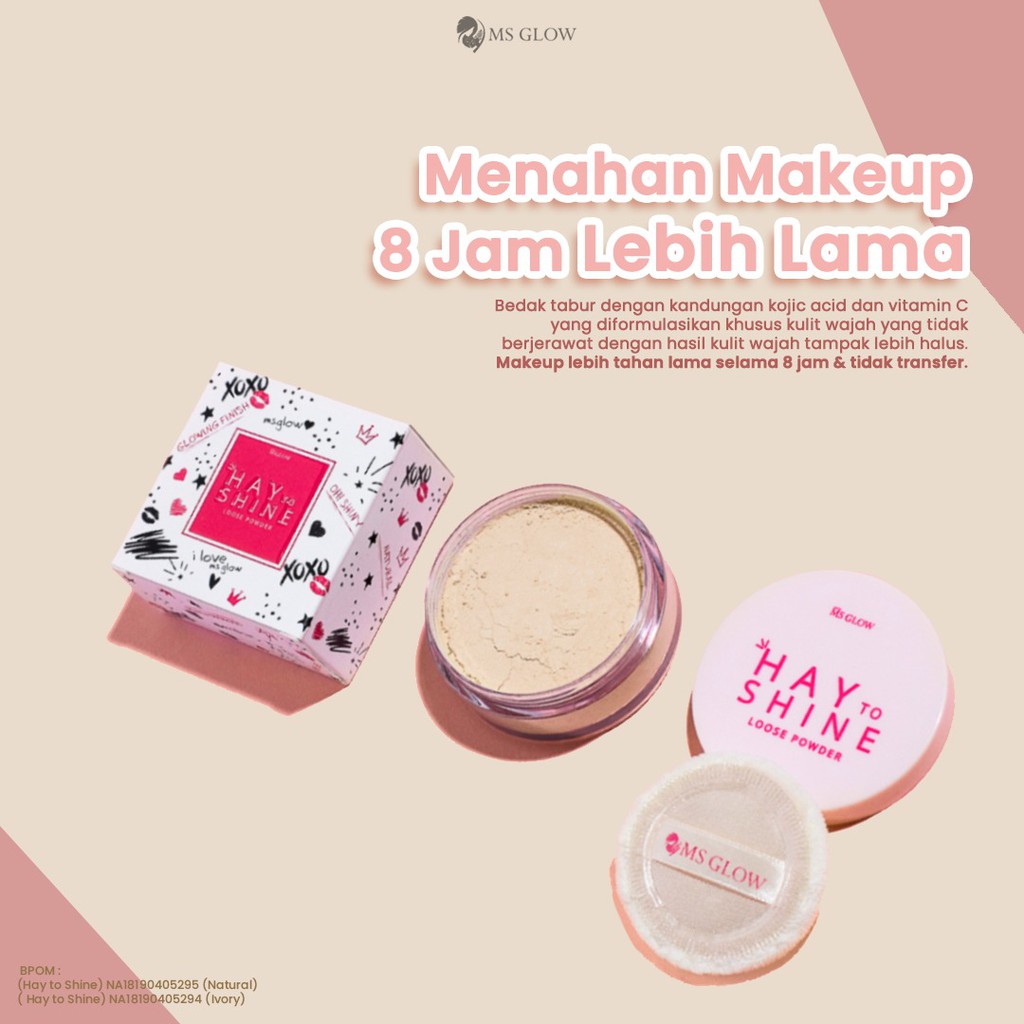 Ms Glow Perfect Glow Loose Powder / BAYAR DITEMPAT COD-5