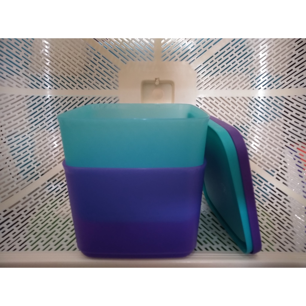 Tupperware Medium summer fresh //12.6 x 12.6 // x 9.7 cm / medium tropical fiesta