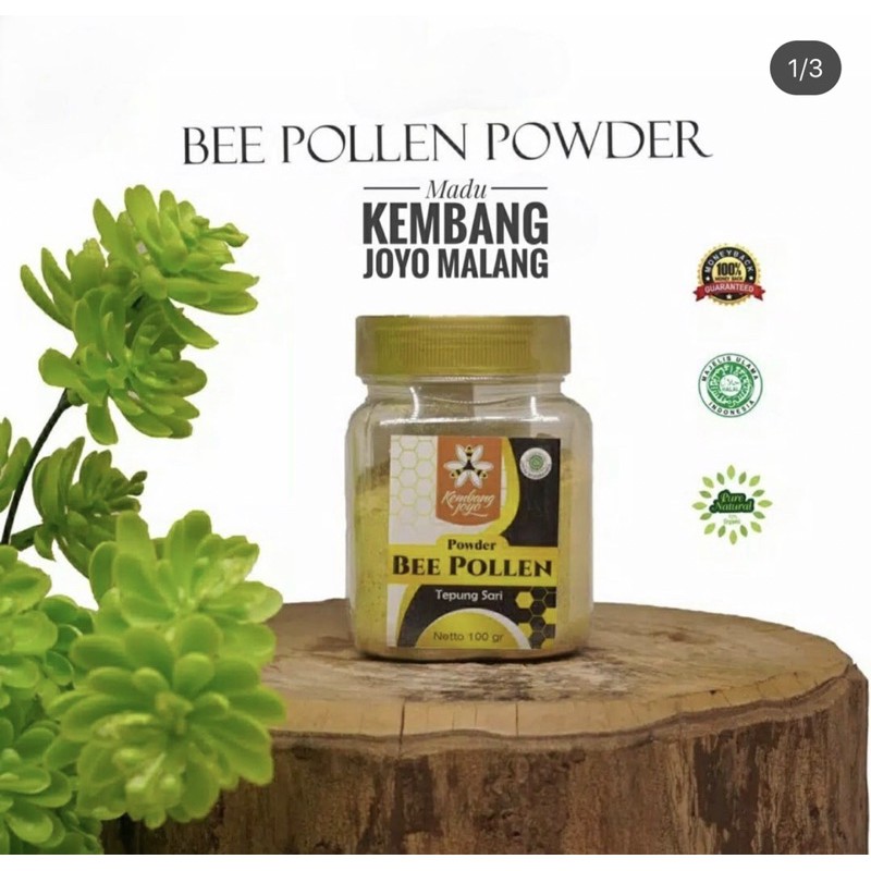 

Bee Pollen Powder 100gr Madu Kembang Joyo
