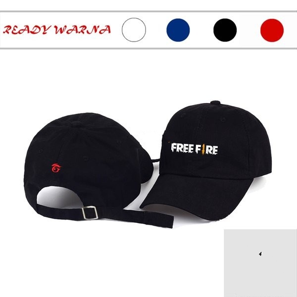 Topi Baseball  Free Fire Clip Besi Premium Pria Wanita Kekinian.