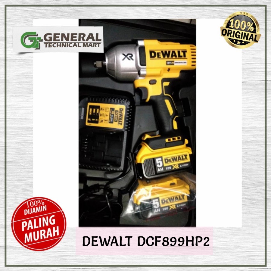 Jual Mesin Impact Wrench 1/2" DEWALT DCF899HP2 Cordless Brushless 18V ...