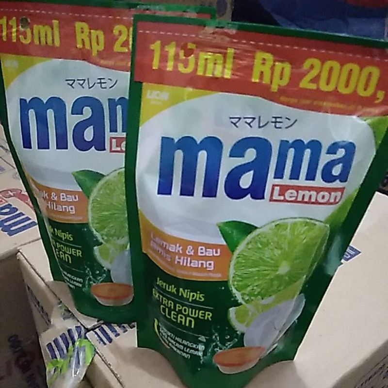 1 Dus Mama Lemon ( 2RB )  115ml ( 24 Pch )
