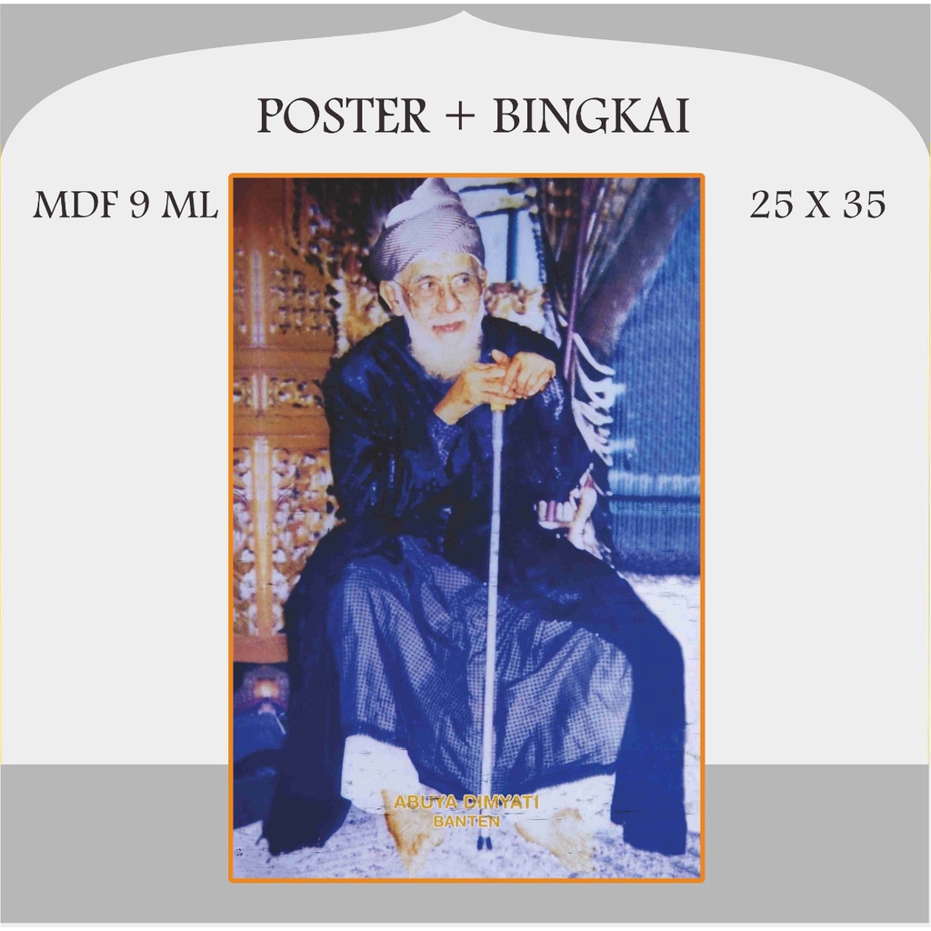 Foto Habaib Foto Habib Foto Ulama Foto Kiai Plus Bingkai MDF
