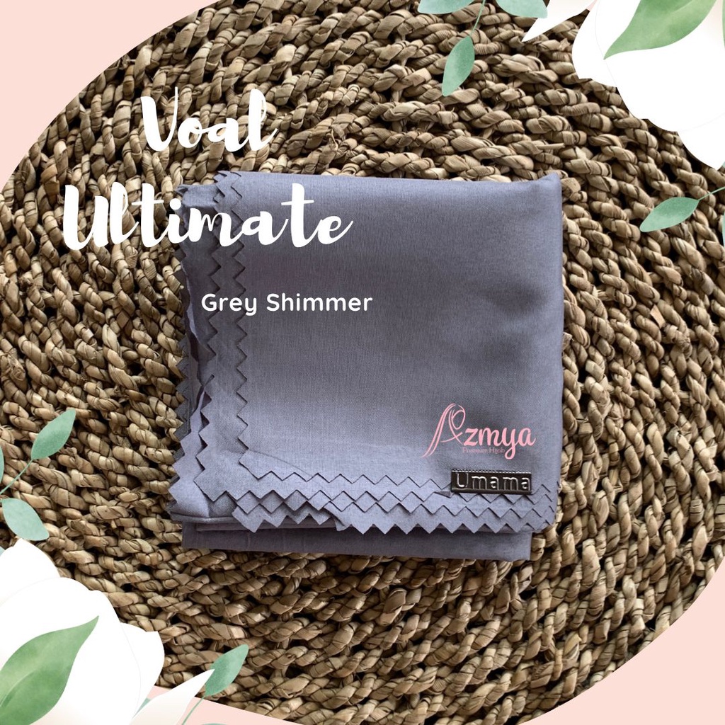 Jilbab Segiempat Voal Miracle Plain Umama VOAL ULTIMATE 110x110 PART 4-greyshimmer