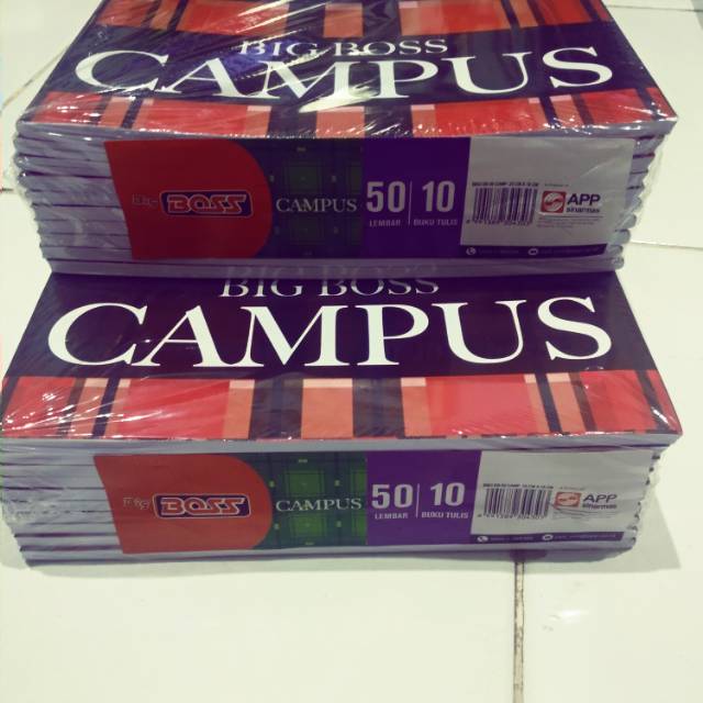 

Buku tulis big boss campus isi 50 lembar