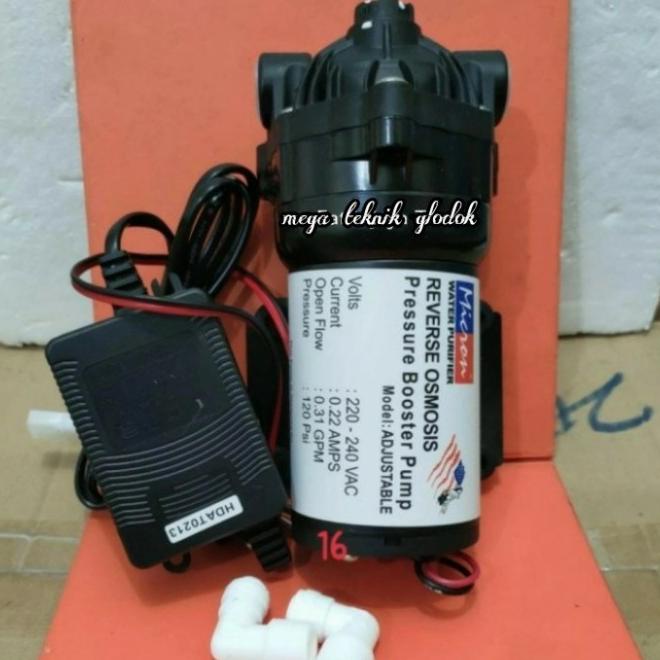 Mesin Pompa Ro Micron 24Volt Pompa Booster Reverse Osmosis