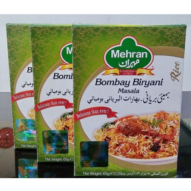 

Bumbu Nasi Briyani Mehran Bombay Biryani Masala Nomor 1 Dunia Original