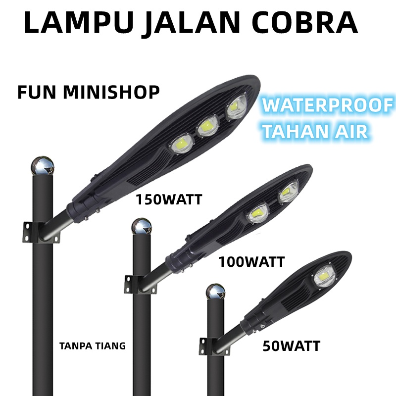 SALE LAMPU JALAN LED 150W PJU LED 150WATT OUTDOOR COBRA