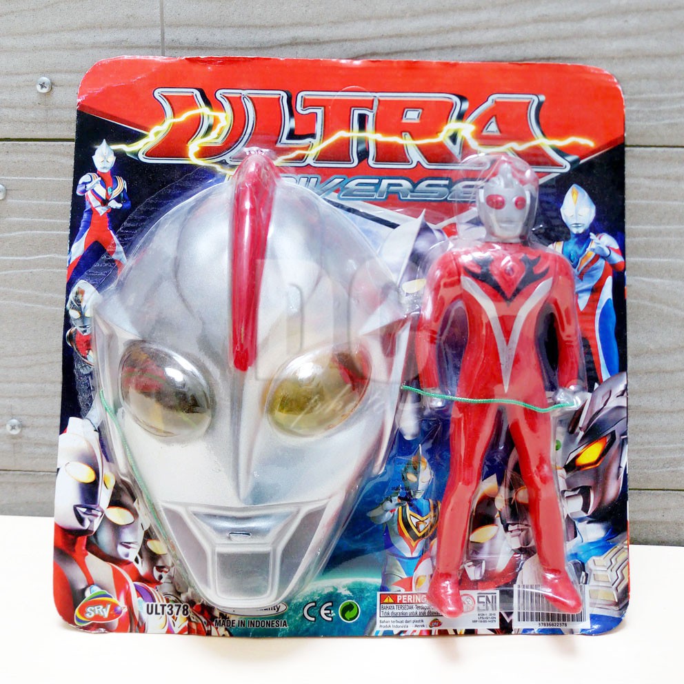 Ultra Universe 378 Mainan Action Figure Topeng Ultraman Cosplay Mask