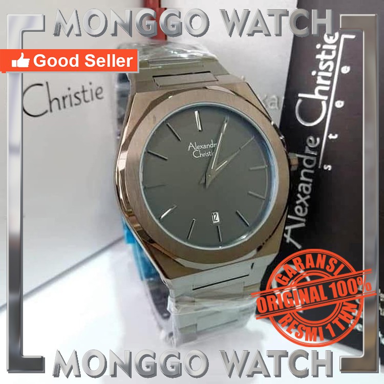 JAM PRIA ALEXANDRE CHRISTIE AC 8600 GRE ORIGINAL BERGARANSI RESMI