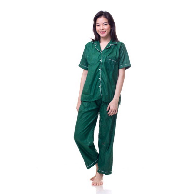 BAJU PIYAMA BAJU TIDUR  PIYAMA MURAH A1 PIYAMA SATIN EMBOSS CP BAJU TIDUR A
