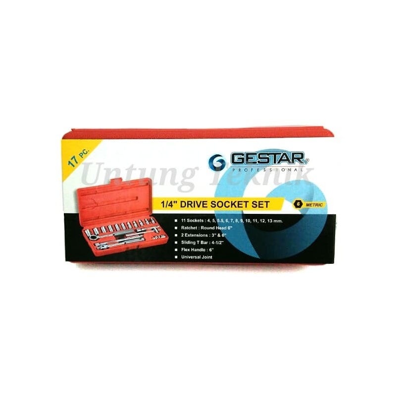 Kunci Sok Set 1/4" Crossman U.S.A