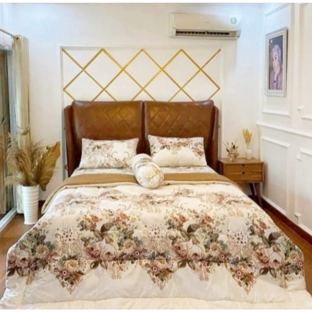 AMBAR SPREI | SPREI KATUN LOKAL MOTIF FLORAL  | SPREI TERBAIK DI AMBAR SPREI