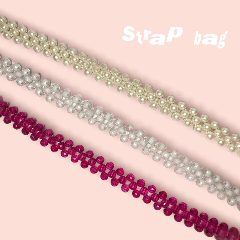 Strap Bag/strap tas manik-manik