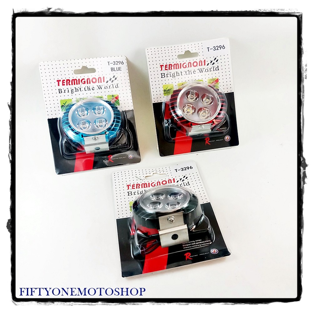 Lampu Sorot Tembak LED Strobo 4 Mata Slim