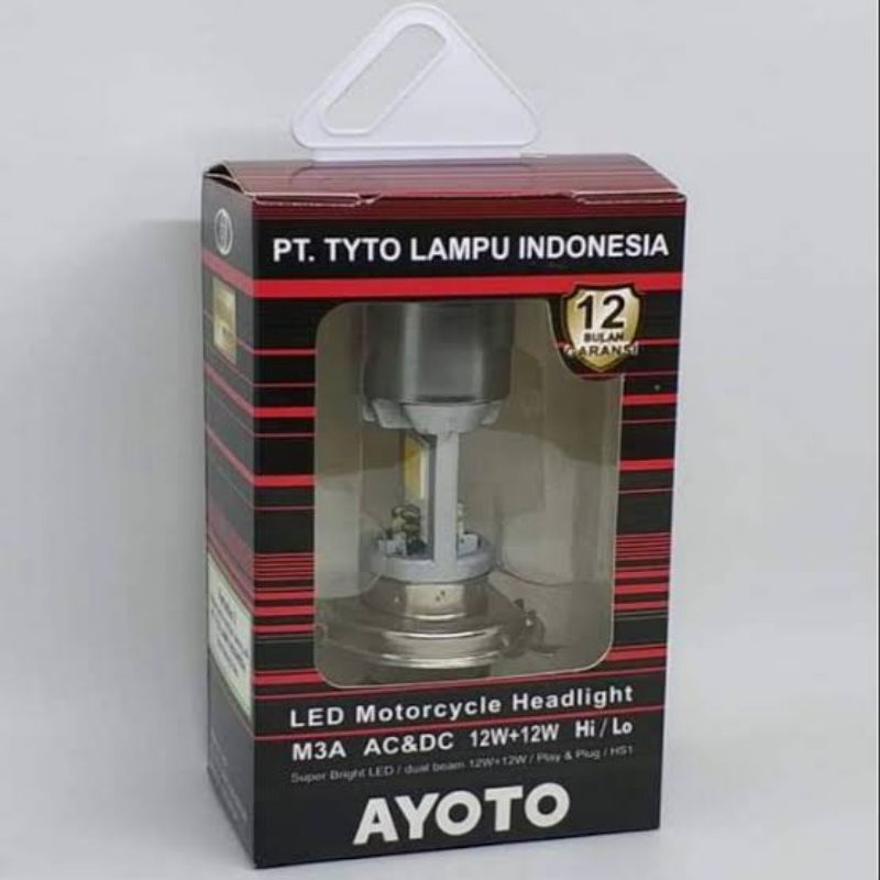 Lampu Ayoto Led M3A Depan H4 Vixion Cb 150 Byson Tiger