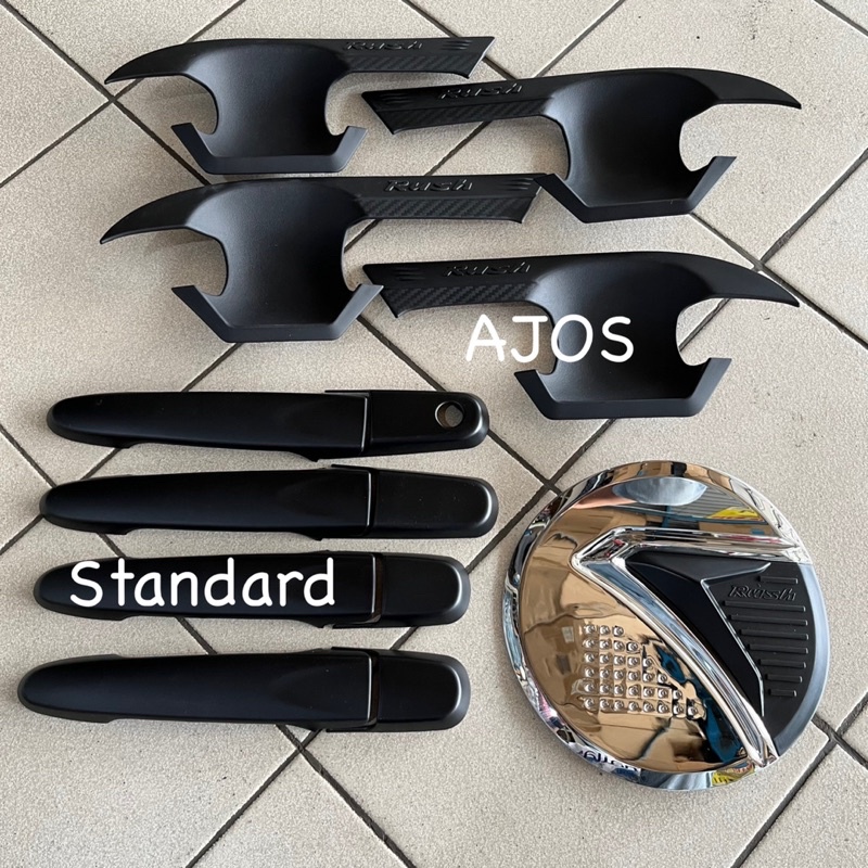 Paket Handle All New Rush Hitam Doff Blacktivo AJOS