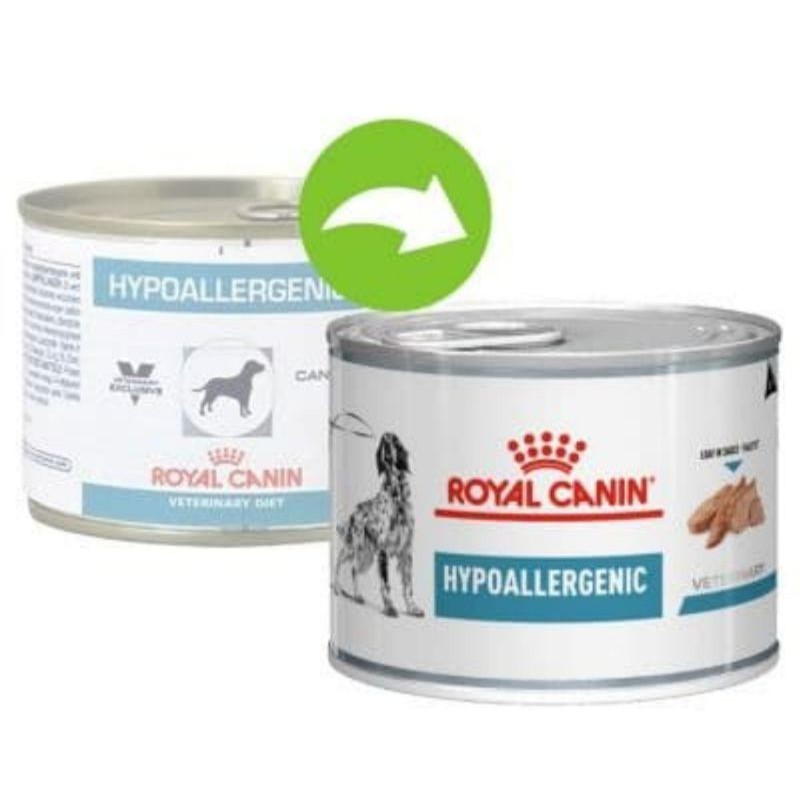 Royal Canin Hypoallergenic dog kaleng 200gr (khusus Pulau Jawa)