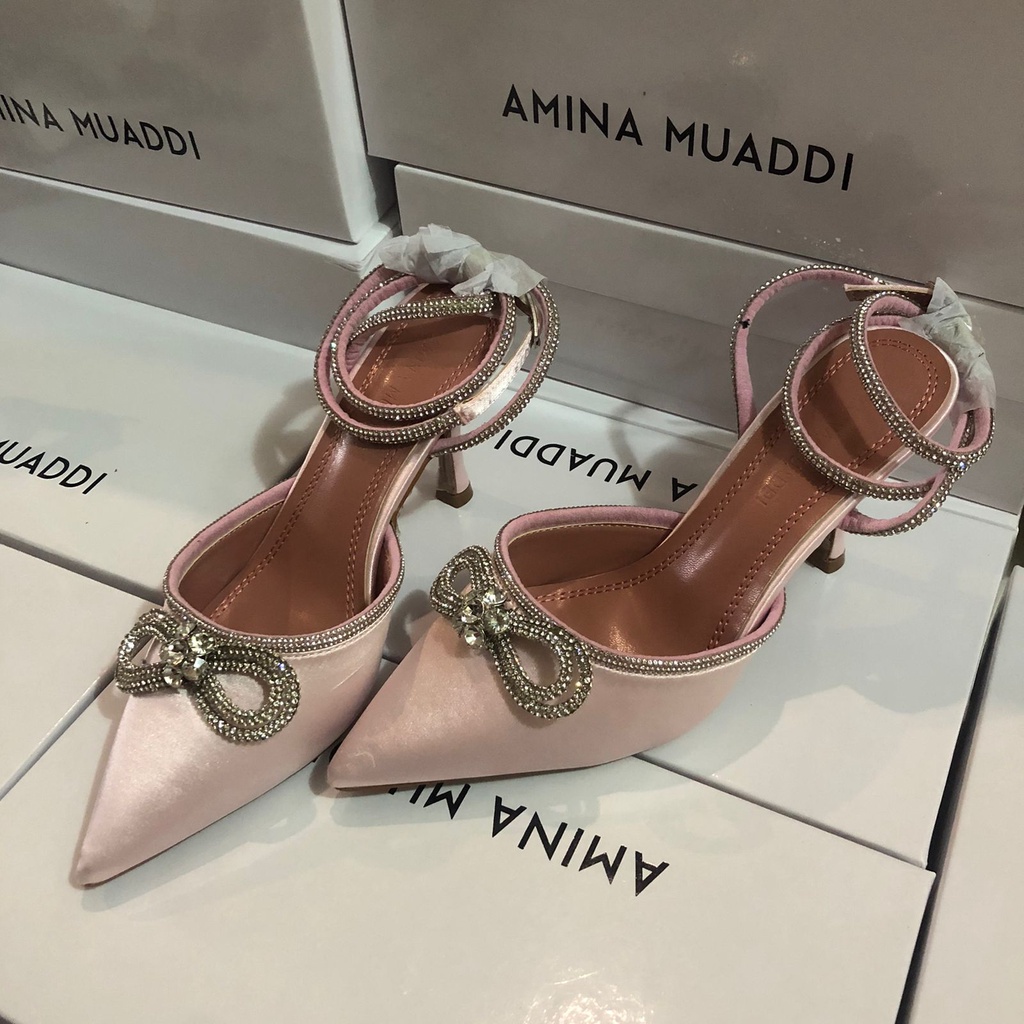 Sepatu hak wanita amina muaddi heels original 9cm