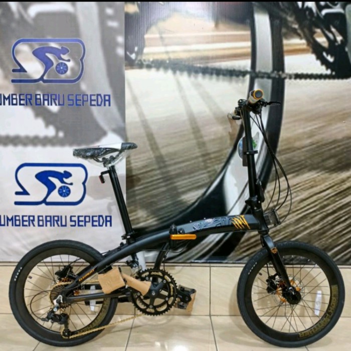 Sepeda Lipat Element Ecosmo Z8 Black Panther 20 Inch