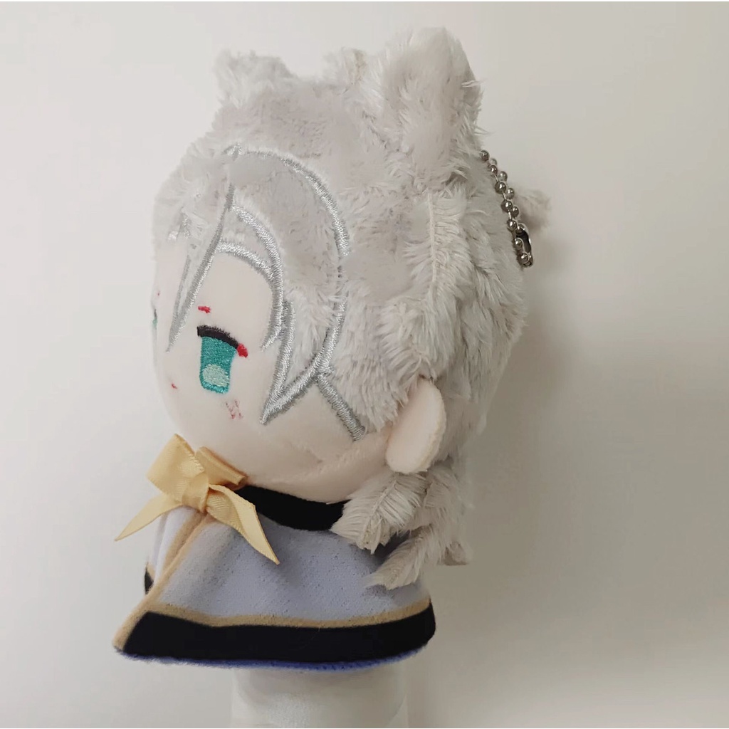 12cm Genshin Impact Albedo Plush Dolls Cosplay Genshin Throw Toys Pendants Children's Gifts