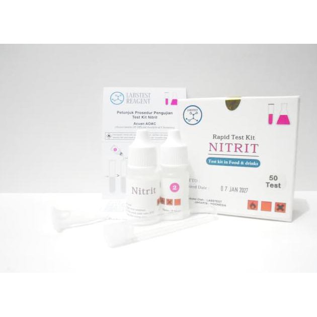 Jual Reagen Test Kit Nitrit NO2, Alat Uji Cepat Nitrit / Nitrite Rapid Test Termurah