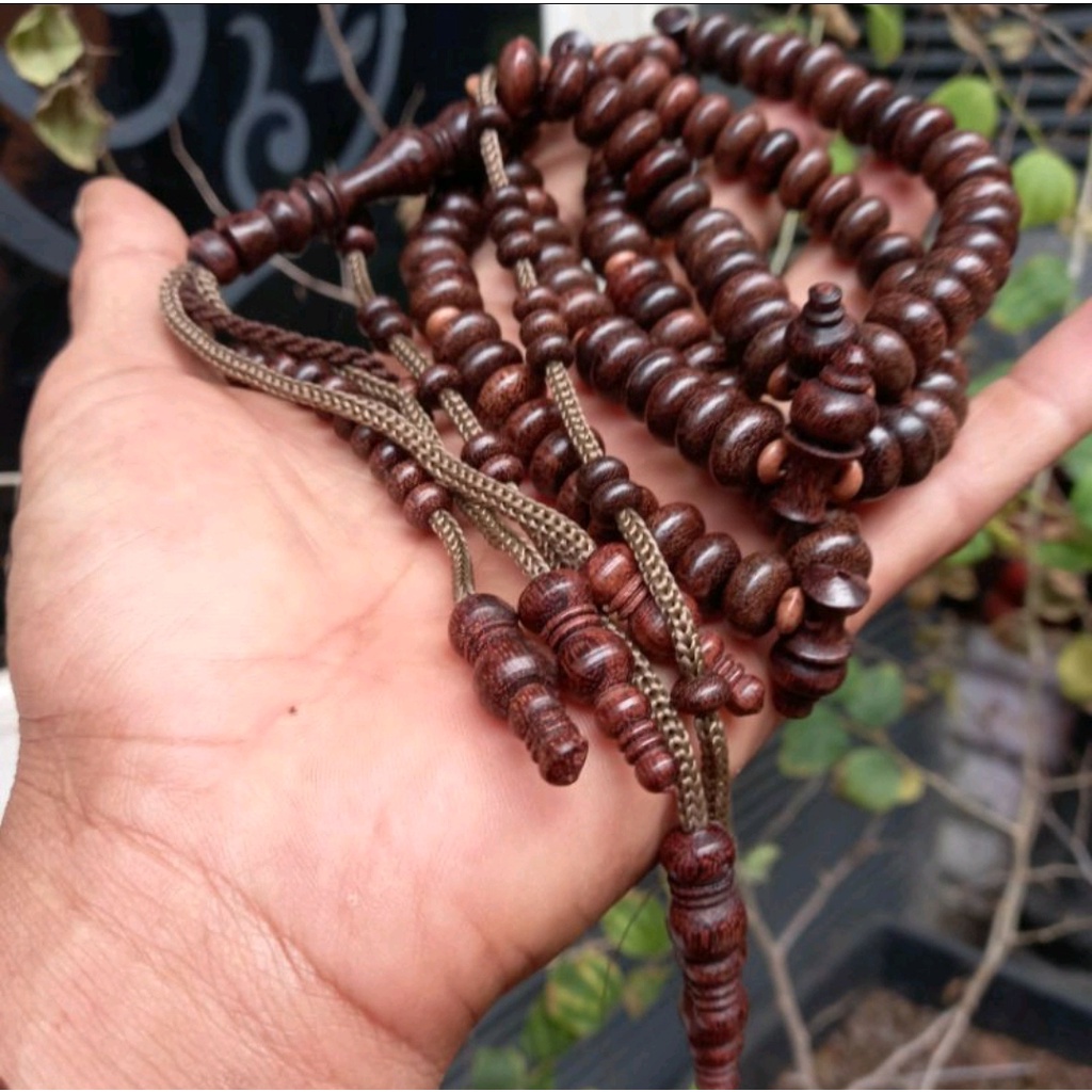 Tasbih tijani galih asem 12mm tasbih tijani murah tasbih tijani yuser perlengkapan sholat
