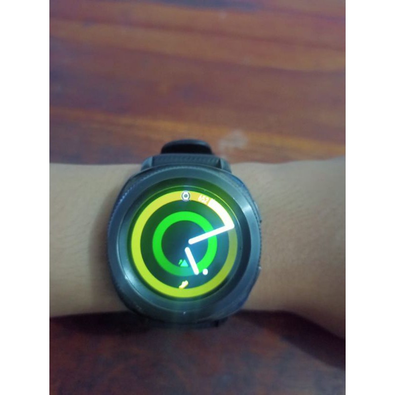 SAMSUNG GEAR SPORT / SMARTWATCH / BLACK / SECOND / MULUS / FULLSET