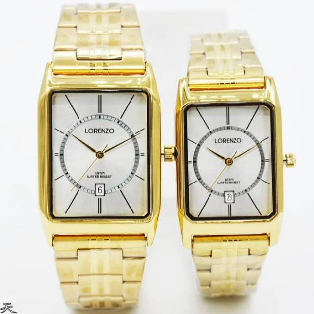 155. Jam tangan Lorenzo 1092 COUPLE