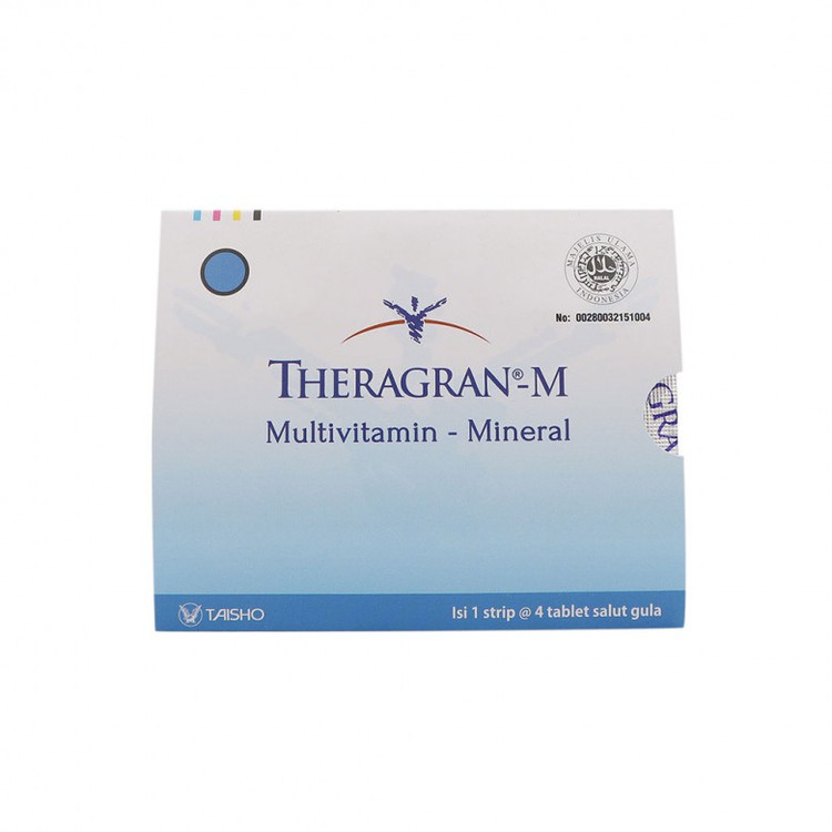 Theragran-M 4'S / Suplemen / Vitamin / Daya Tahan Tubuh / Multivitamin