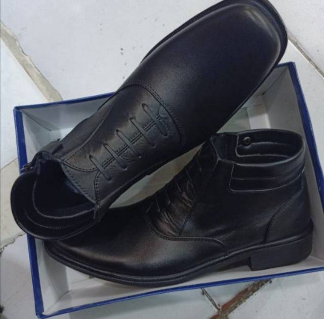 Sepatu pantofel pdh pria bahan kulit asli kulitas super