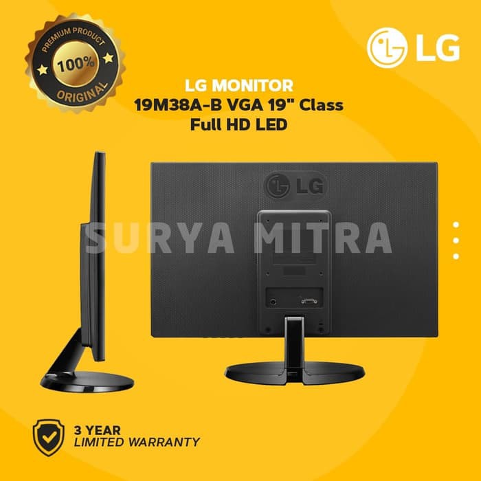 Monitor LG 19&quot; 19M38A VGA