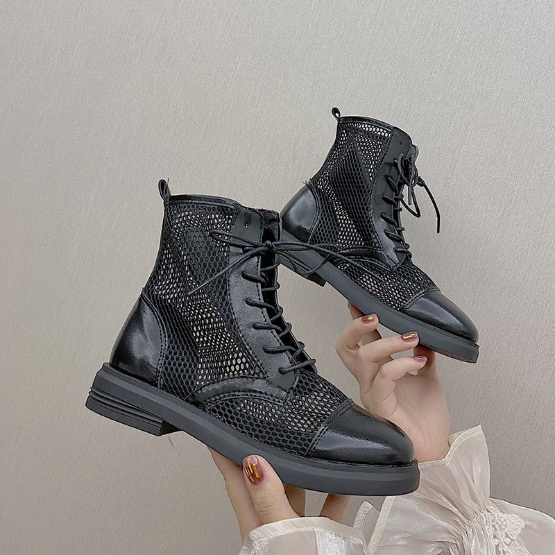 black high top sandals