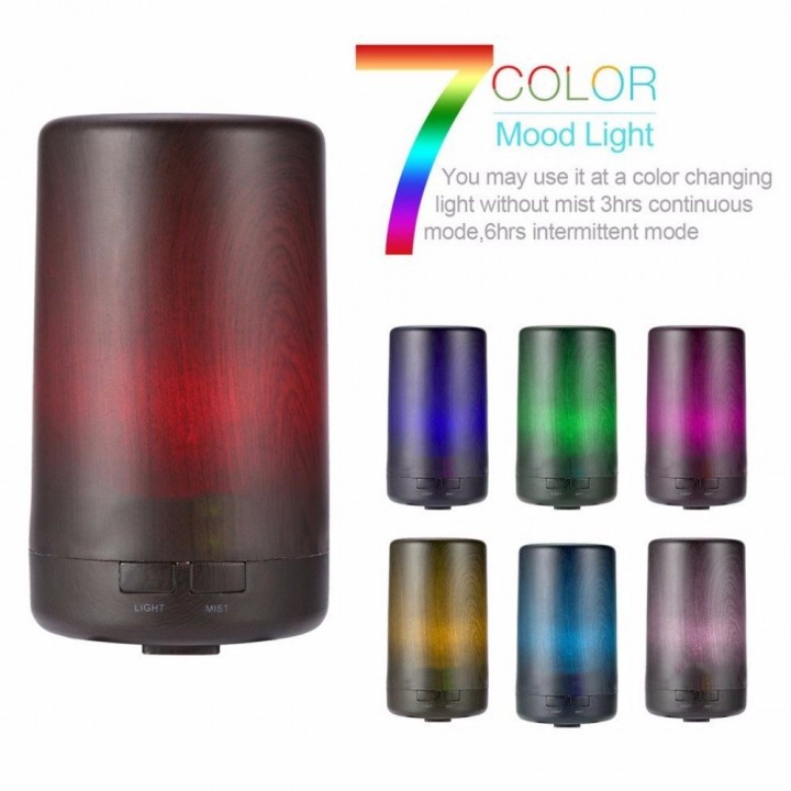 U12 - Humidifier Essential Oil Diffuser Purifier LED Light 100ml