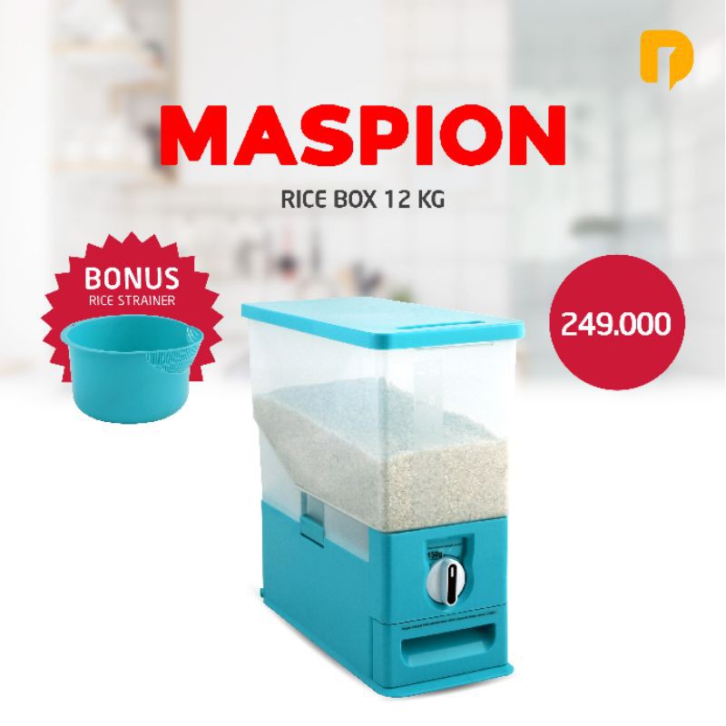 Maspion Rice Box 12 kg