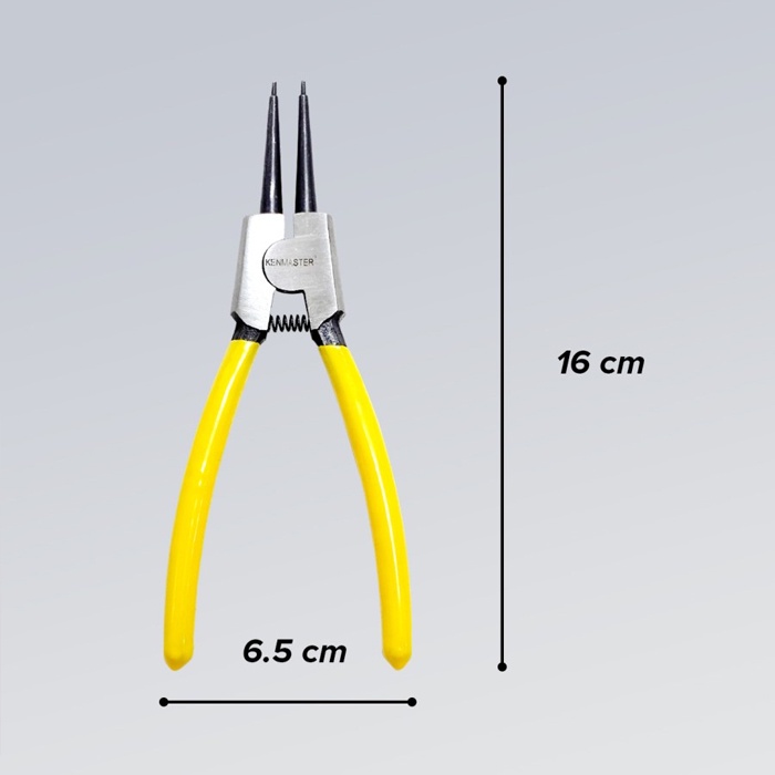 Tang Snap Ring 6 inch Original Kenmaster Tang Circlip Lurus Tekan Buka (STE)