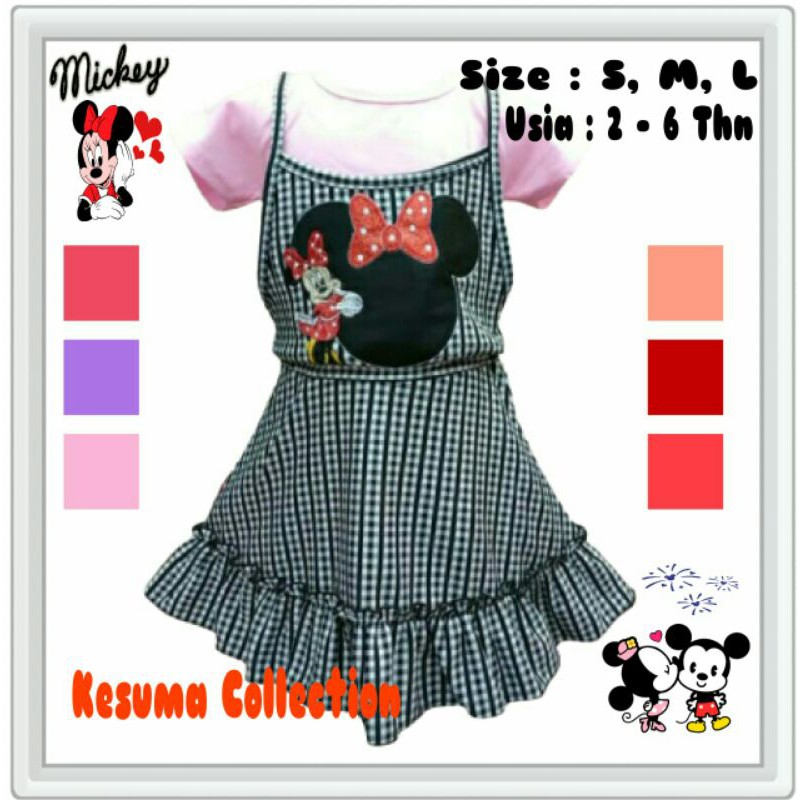 BAJU ANAK CEWEK PEREMPUAN DRES PAYUNG USIA 2 - 6 THN