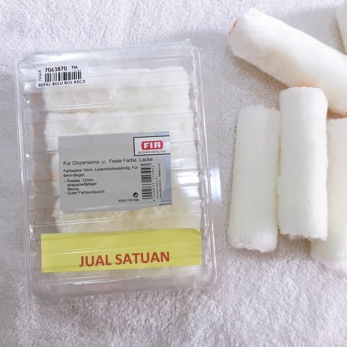 Bulu Roll FIA Isi Ulang Kuas Kapal 4 Inch Kapal Cat - Harga Per Biji Original