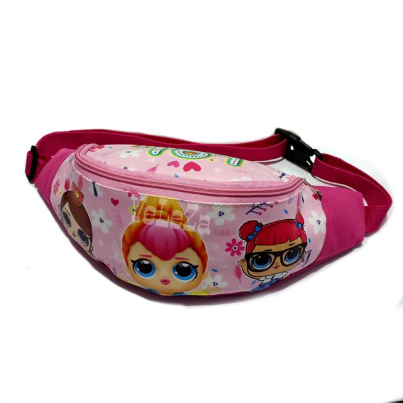 Tas anak tas selempang anak waistbag anak karakter tas anak