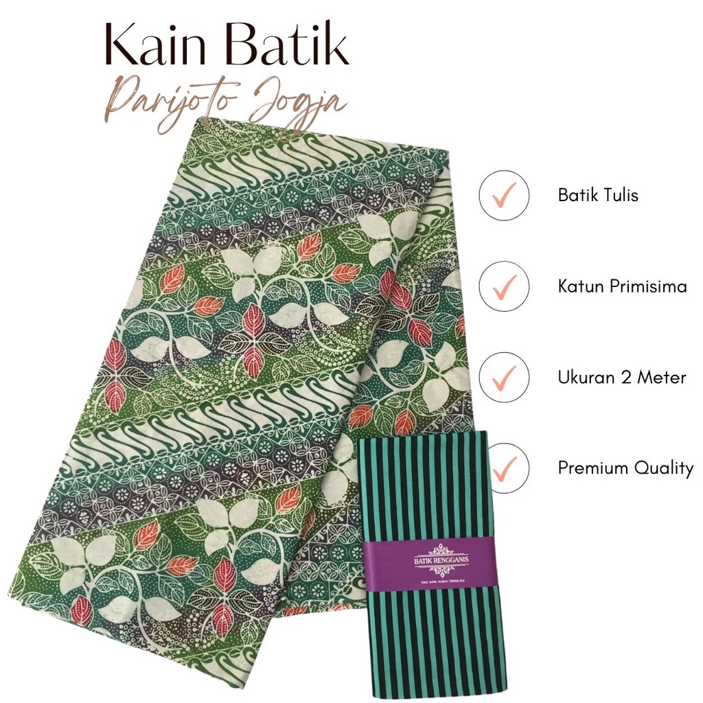 KAIN BATIK CAP PARIJOTO ASLI TOSKA DAN LURIK