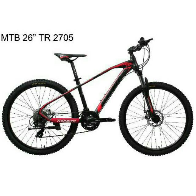 Turanza 2705 alloy Sepeda Mtb Sepeda Gunung 26 inc 24 Speed