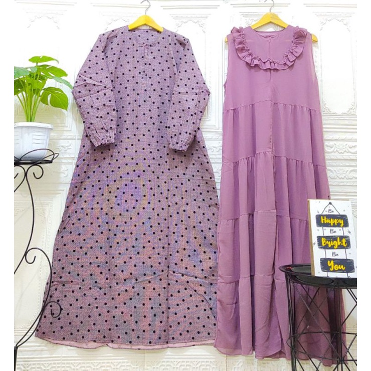 Gamis 2in1 Rachel Set-7