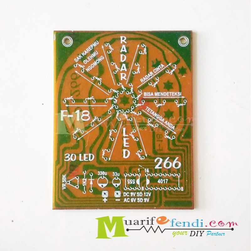 PCB Radar LED Basic Running LED