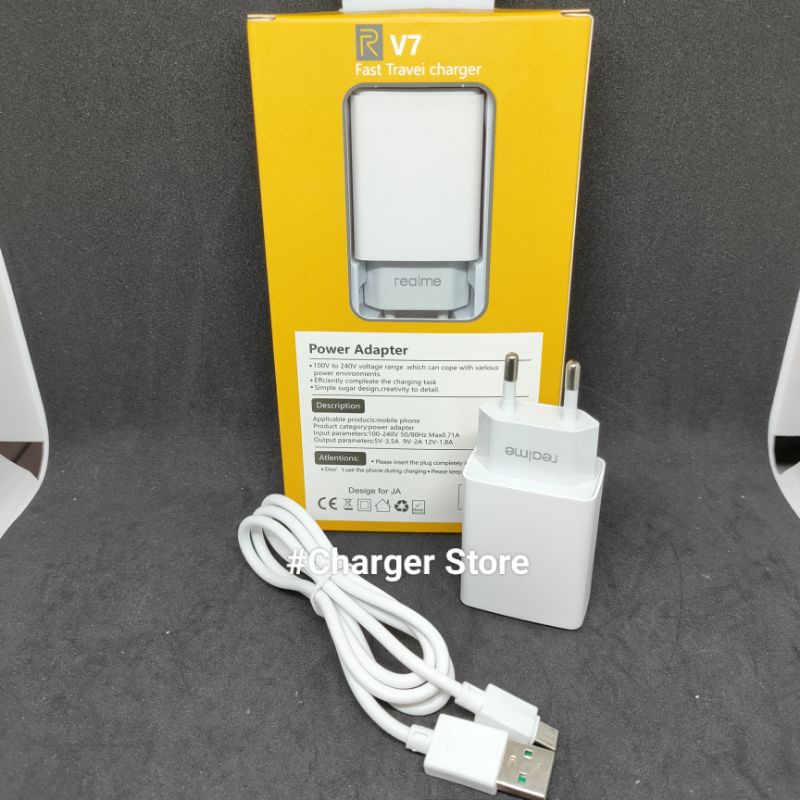 Charger Casan Realme 2A SUPER Fash Charging Kabel Micro USB Original