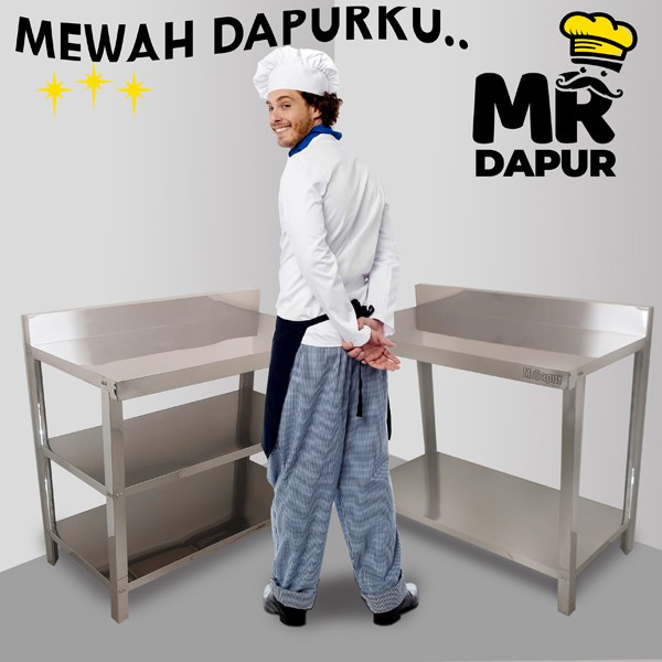 Wastafel/Bak Cuci Piring Double Bowl Mr Dapur MW 78 DB Portable Stainless