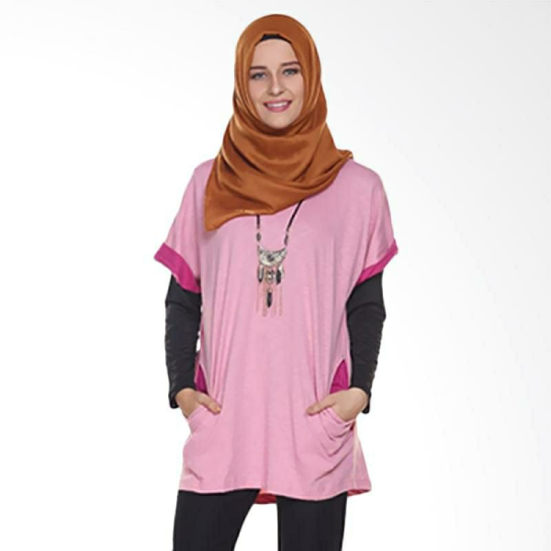 DAUKY HIJAB ATASAN TUNIK POLOS TERBARU M TUNIC FINAR