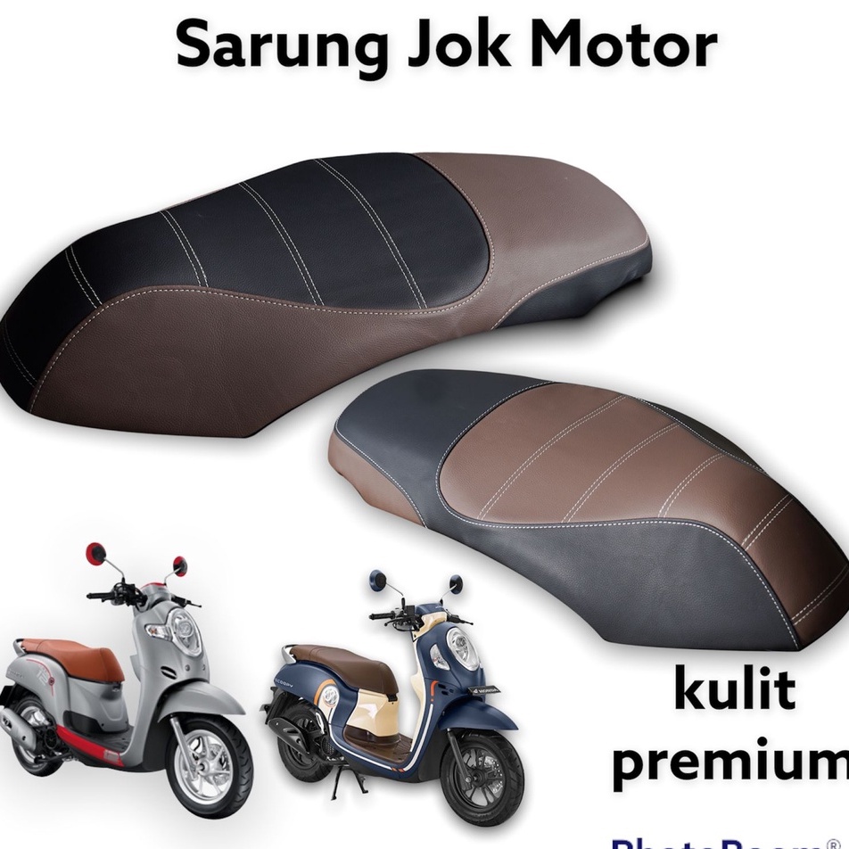 COVER  JOK SARUNG  MOTOR KULIT PREMIUM MATIC