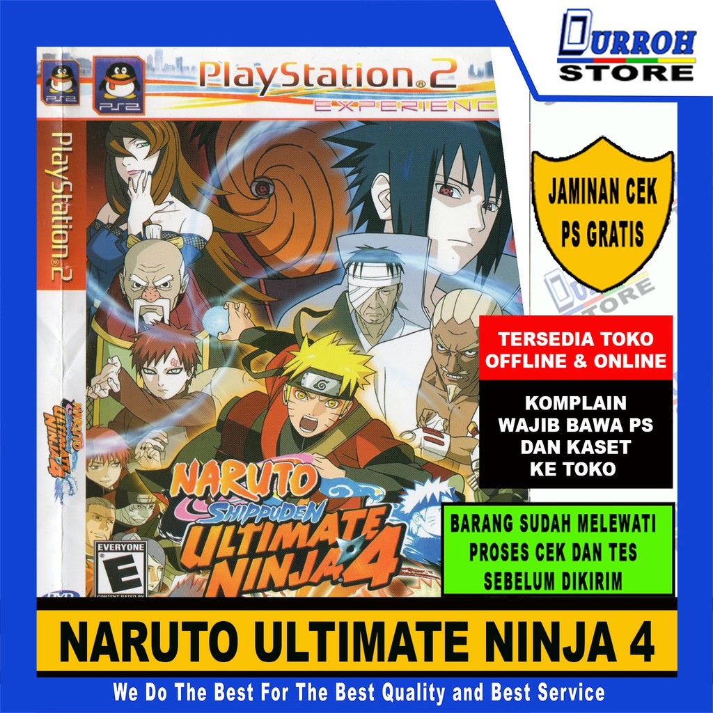 KASET GAME PS 2 NARUTO ULTIMATE NINJA 4