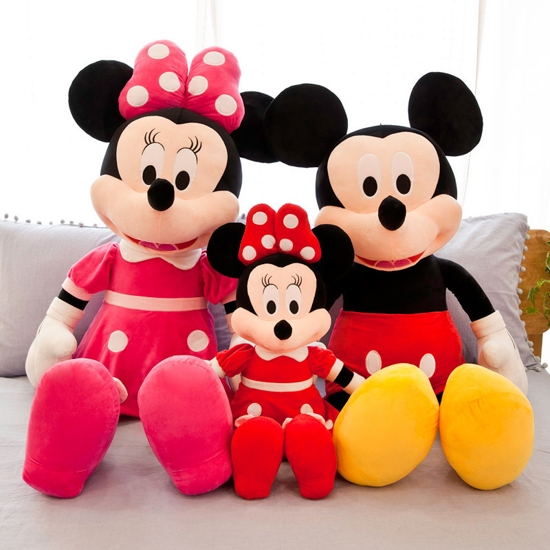 Mainan Boneka Plush Mickey Mouse Ukuran 50cm / 70cm Untuk Anak