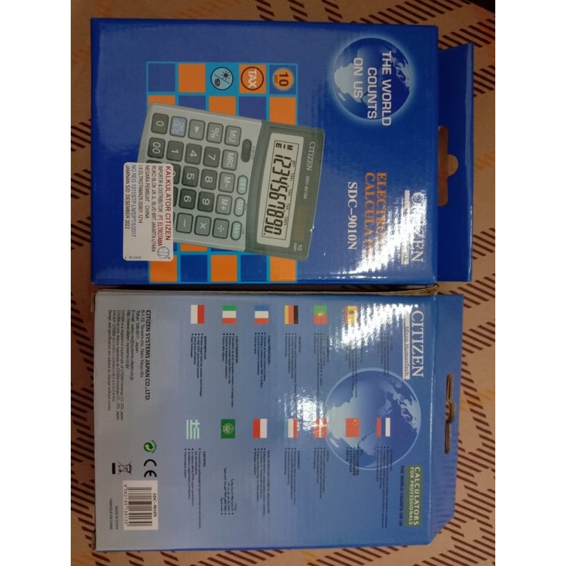 

Citizen SDC 9010 12 digit